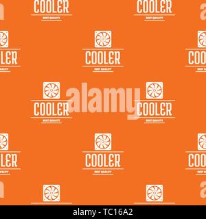 Control cooler pattern vector orange Stock Vector