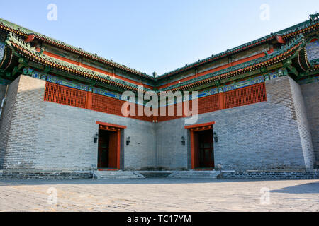 Beijing Ming City Wall Site Park Corner Tower Stock Photo