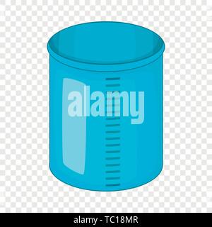 Measuring jug icon, cartoon style Stock Vector