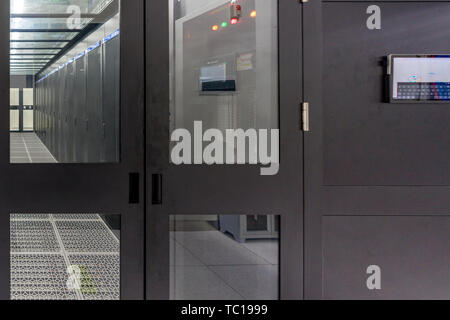 Cloud Computing Center Machine Room Data Center Stock Photo