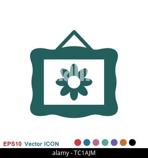 Frame icon vector, frame icon for web and app logo, illustration, vector sign symbol for design Stock Vector