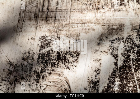 Grunge white plastic surface texture Stock Photo