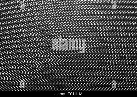 Steel metal filter surface patterned texture Stock Photo