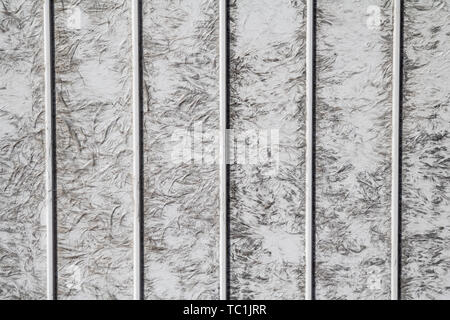 Aged white plastic fiber surface texture Stock Photo