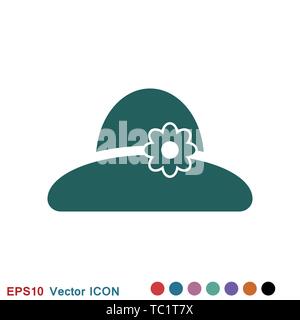 Hat icon logo, vector sign symbol for design Stock Vector