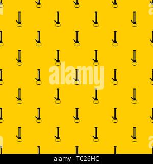 Bong for smoking marijuana pattern vector Stock Vector