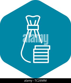 Jewish money bag icon, outline style Stock Vector Image & Art - Alamy