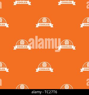 Air cooler pattern vector orange Stock Vector