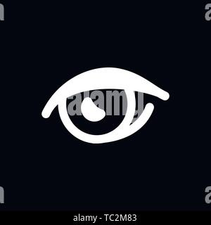 eye vector icon, vector best flat icon, logo, illustration, vector sign symbol for design Stock Vector