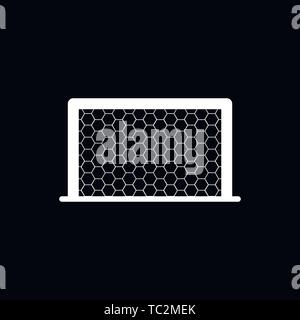 Soccer icon logo, illustration, vector sign symbol for design Stock Vector