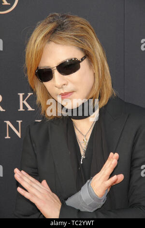 Los Angeles, USA. 04th June, 2019. Yoshiki at the 'Dark Phoenix' Premiere held at the TCL Chinese Theatre IMAX, Los Angeles, CA, June 4, 2019. Photo Credit: Joseph Martinez/PictureLux Credit: PictureLux/The Hollywood Archive/Alamy Live News Stock Photo