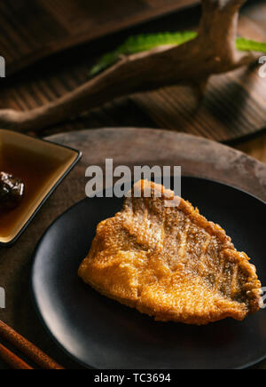 Delicious fish rafts. Stock Photo