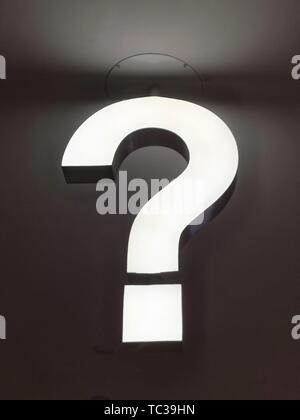 Big question mark Stock Photo