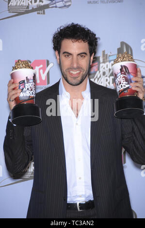 LOS ANGELES, CA. June 04, 2007: Sacha Baron Cohen at the 2007 MTV Movie Awards at the Universal Amphitheatre. © 2007 Paul Smith / Featureflash Stock Photo