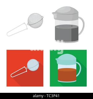 strainer,teapot,tea,kitchen,beverage,tool,aroma,ball,Asian,breakfast,leaf,colander,herbal,container,indium,metal,glass,healthy,floral,medicine,gradient,food,natural,green,black,product,organic,set,vector,icon,illustration,isolated,collection,design,element,graphic,sign, Vector Vectors , Stock Vector