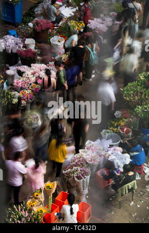 Dounan flower market in Kunming, Yunnan Province, China Stock Photo - Alamy