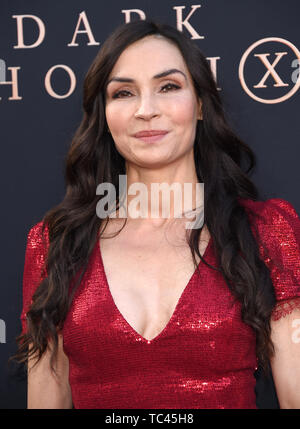 June 4, 2019 - Hollywood, California, U.S. - Famke Janssen arrives for the premiere of the film 'Dark Phoenix' at the Chinese theater. (Credit Image: © Lisa O'Connor/ZUMA Wire) Stock Photo