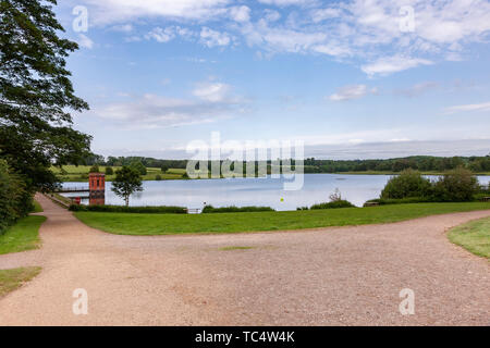 Edwarding water tower at Sywell Country Park, Northamptonshire, uk. Stock Photo