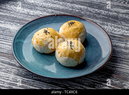 egg yolk crisp Stock Photo