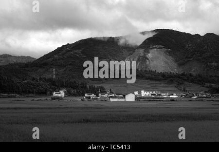 Tengchong mountain village scenery Stock Photo