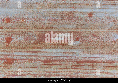 Rusted galvanized iron plate texture Stock Photo