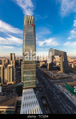 Beijing International Trade CBD Scenery Stock Photo