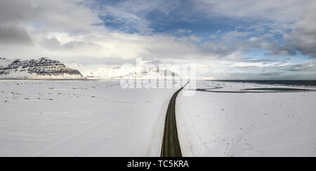 Ring Road or Route One, Vatnajokull National Park, Iceland Stock Photo
