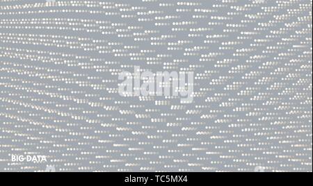 Big data background. Coding process. Abstract vector illustration. Stock Vector