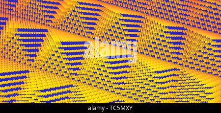 Abstract geometrical background with pyramids. Vector Illustration. Stock Vector