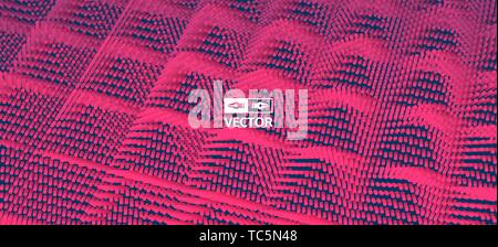 Abstract geometrical background with pyramids. Vector Illustration. Stock Vector