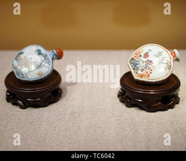 Ming and Qing snuff bottles Stock Photo