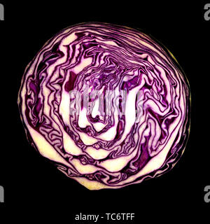 red cabbage Stock Photo