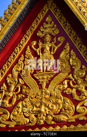 Decorations on roof of Royal Palace in Phnom Penh, Cambodia, South east Asia.
