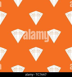 Diamond pattern vector orange Stock Vector