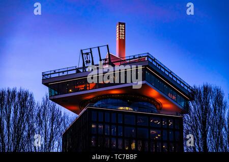 amsterdam lookout deck adam tower observation towards sunset alamy swing highest located dam