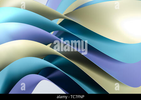 Three-dimensional rendering, color curved background Stock Photo - Alamy