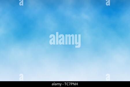 Sky background. White clouds in blue sky. Realistic texture for website. Abstract backdrop. Minimalist design. Vector illustration Stock Vector