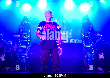 Rapper DMX on the 'In Celebration of DMX It's Dark and Hell Is Hot 20th Anniversary Tour' performs at the Chicago House of Blues on May 4, 2019 in Chicago, IL, USA  Featuring: DMX Where: Chicago, Illinois, United States When: 06 May 2019 Credit: Adam Bielawski/WENN.com Stock Photo