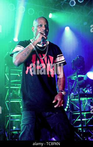 Rapper DMX on the 'In Celebration of DMX It's Dark and Hell Is Hot 20th Anniversary Tour' performs at the Chicago House of Blues on May 4, 2019 in Chicago, IL, USA  Featuring: DMX Where: Chicago, Illinois, United States When: 06 May 2019 Credit: Adam Bielawski/WENN.com Stock Photo