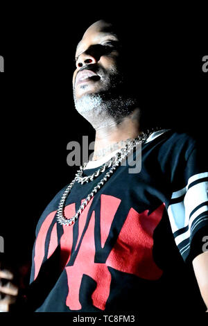 Rapper DMX on the 'In Celebration of DMX It's Dark and Hell Is Hot 20th Anniversary Tour' performs at the Chicago House of Blues on May 4, 2019 in Chicago, IL, USA  Featuring: DMX Where: Chicago, Illinois, United States When: 06 May 2019 Credit: Adam Bielawski/WENN.com Stock Photo