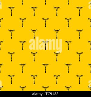 Sausage on a fork pattern vector Stock Vector