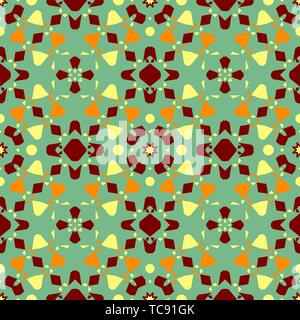 Ceramic tile texture. Gorgeous seamless patchwork pattern from colorful ornaments for ceramic tiles,  pattern fills, gift background,surface textures. Stock Vector