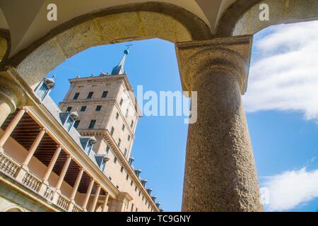 Royal Monastery. San Lorenzo del Escorial, Madrid province, Spain.