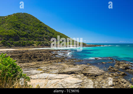 Great Ocean Road coastline in Victoria, Australia Stock Photo