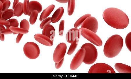 3d rendered platelet model Stock Photo