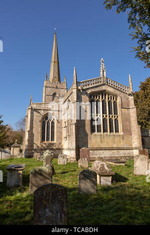 Church of Saint Lawrence, Lechlade, Gloucestershire, England, UK Stock Photo