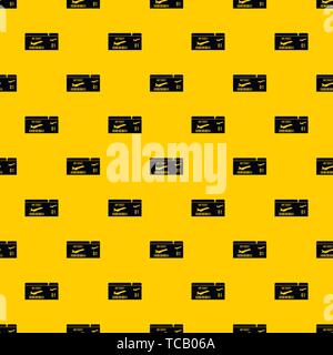 Airline boarding pass pattern vector Stock Vector