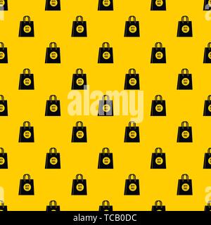 Duty free shopping bag pattern vector Stock Vector