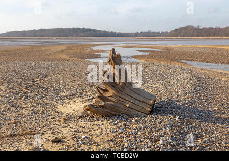 Benacre national nature reserve, North Sea coast, Suffolk, England, UK lagoon Stock Photo