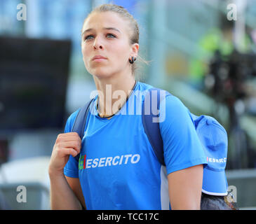 ROME, ITALY - JUN 06: Sara Jemai of Italy competes in the Javelin Throw ...